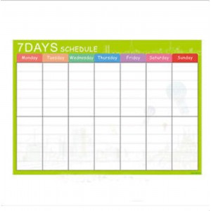 7 days schedule Fridge Board Magnetic Pen Notice Memo Planner Whiteboard Large   272902648729